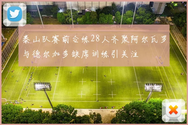 泰山队赛前合练28人齐聚阿尔瓦罗与德尔加多缺席训练引关注